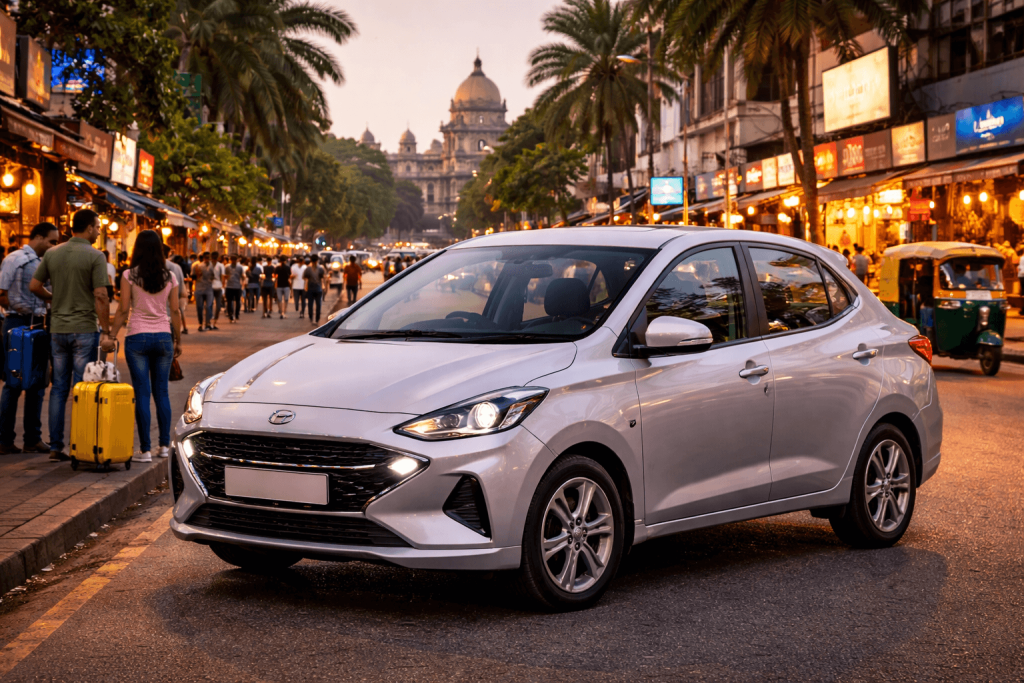 Hyundai Aura Car Rental Bangalore