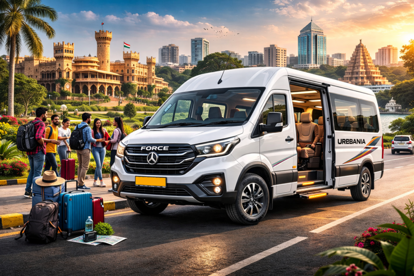 Force Urbania 16-Seater Rental in Bangalore