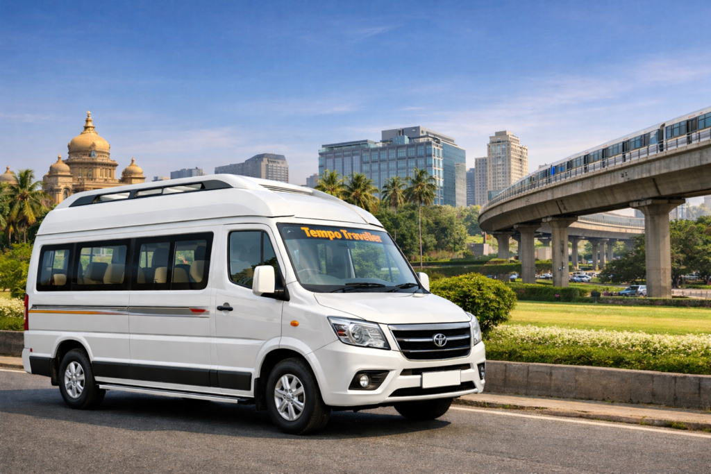 12 Seater Tempo Traveller in Bangalore