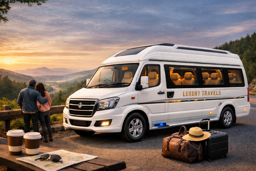 Luxury Tempo Traveller for Rent in Bangalore