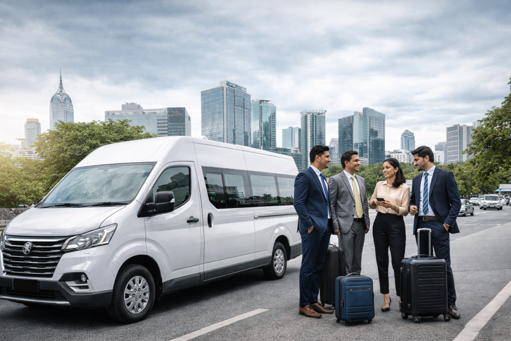 Urbania 16-Seater Rentals in Bangalore