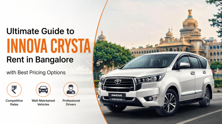 Innova Crysta Rent in Bangalore
